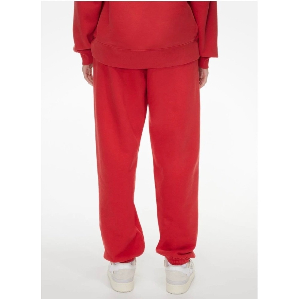 Aritzia TNA Cozy AF Red Sweatpants Women's Athleisure Loungewear Comfy Casual